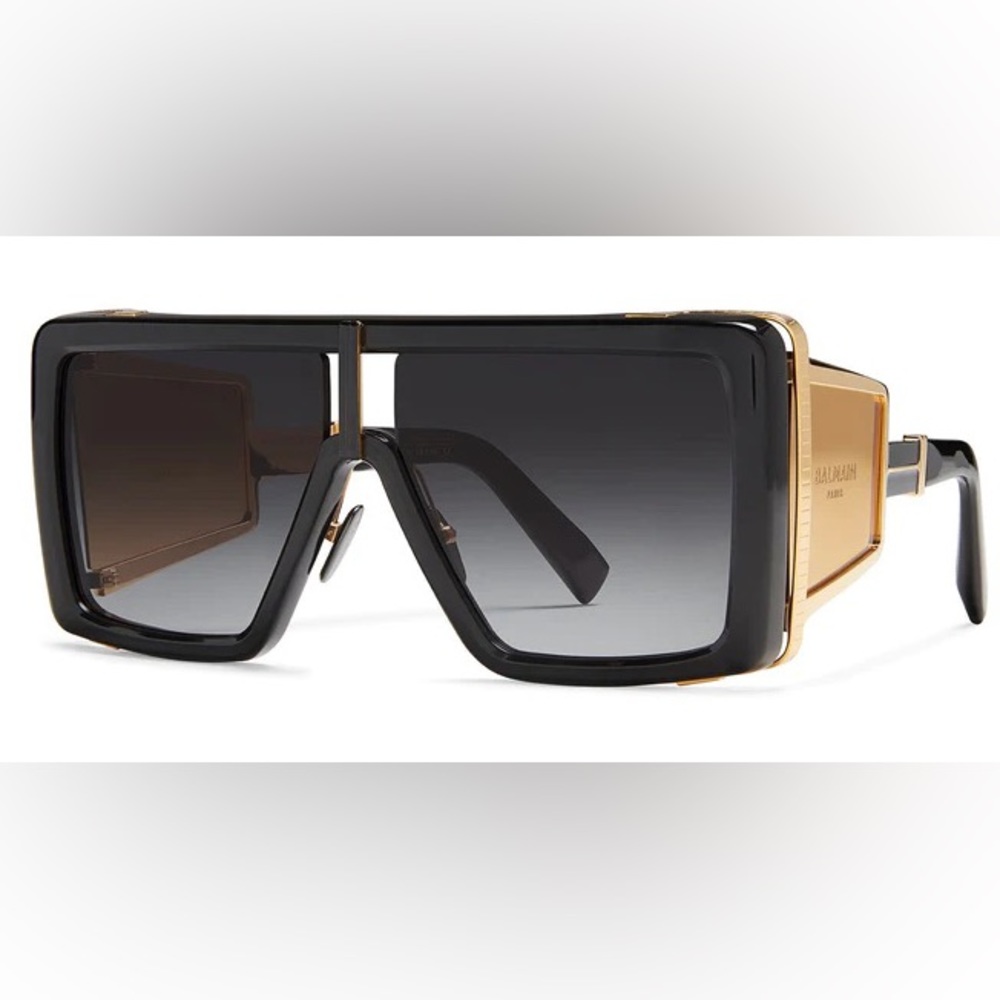 Wonderboy II Sun Black and Gold Balmain Sunglasses